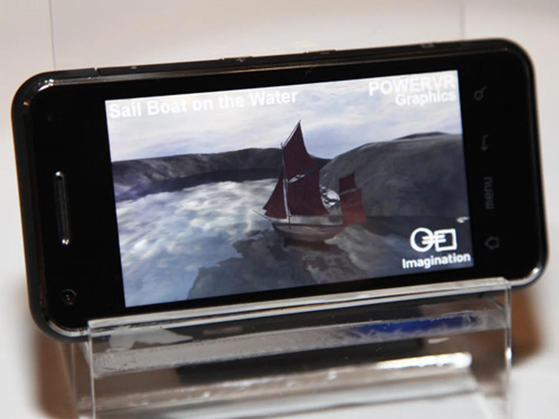Another 3D demo, but this one shows how it manages to handle water reflections.
