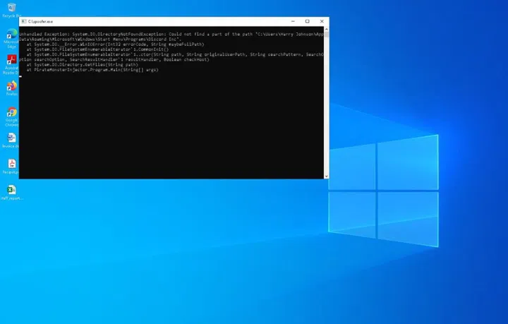 On a Windows system with Discord present, it logged the user out and restarted Discord after stealing the OAuth token for the account. Image courtesy of Sophos.