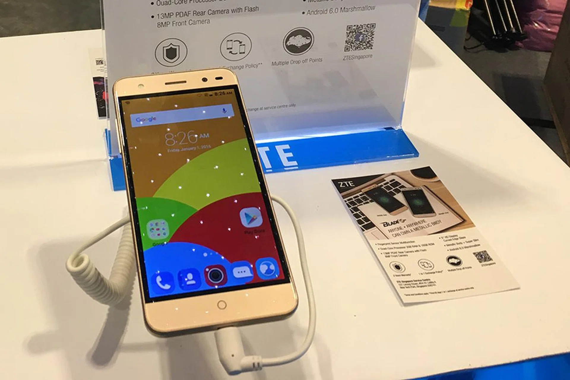 The ZTE Blade V7 Lite has a 5-inch HD IPS screen, 2GB RAM, 16GB storage, and a 13MP rear camera. It also runs Android 6.0 Marshmallow. Going for just $229.