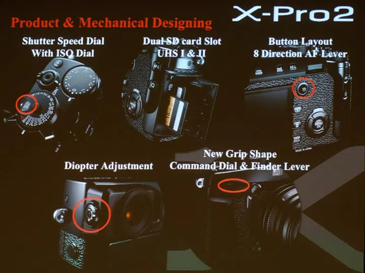 Despite keeping the same overall shape, plenty of design improvements have been made to the X-Pro 2. 