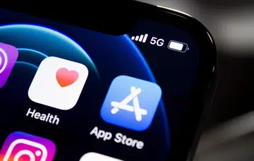 Apple App Store icon. Photo by James Yarema on Unsplash.
