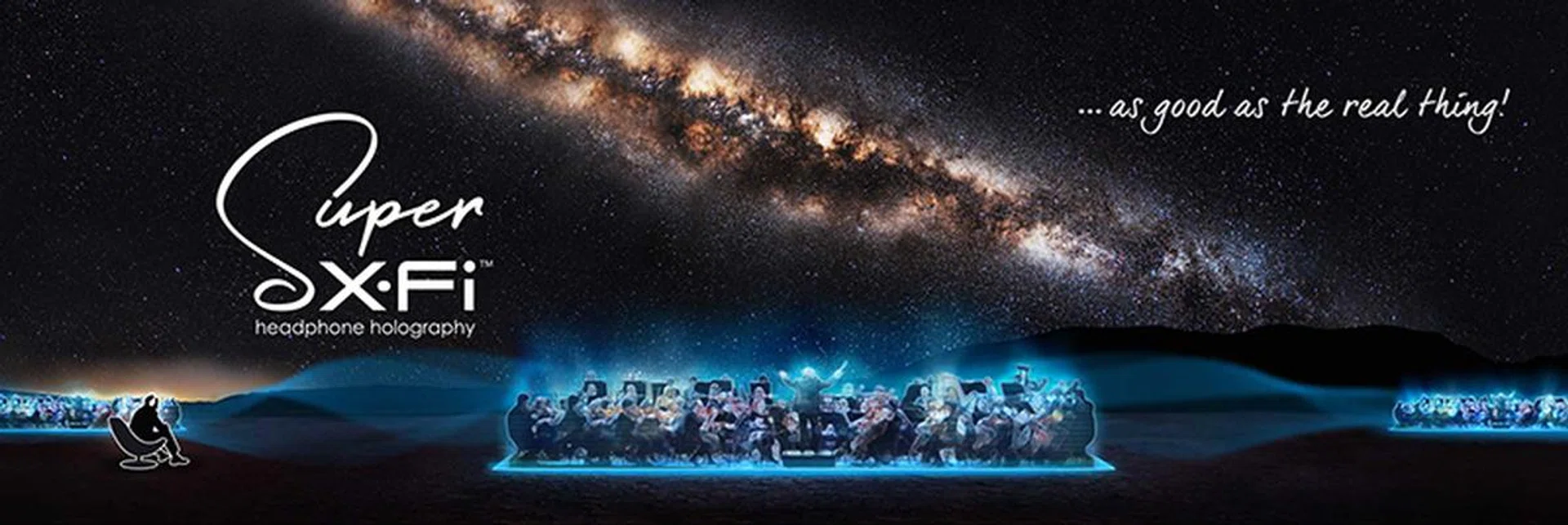 Super X-Fi Headphone Holography aims to rid headphones of that stuck in your head sound. (Image source: Creative)