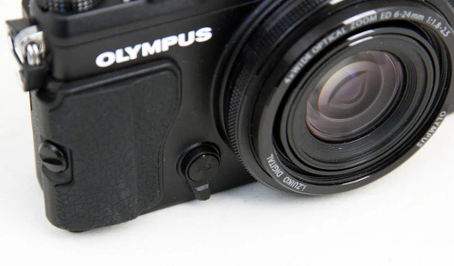 Right beside the lens barrel you have the Fn2 button and lever. 