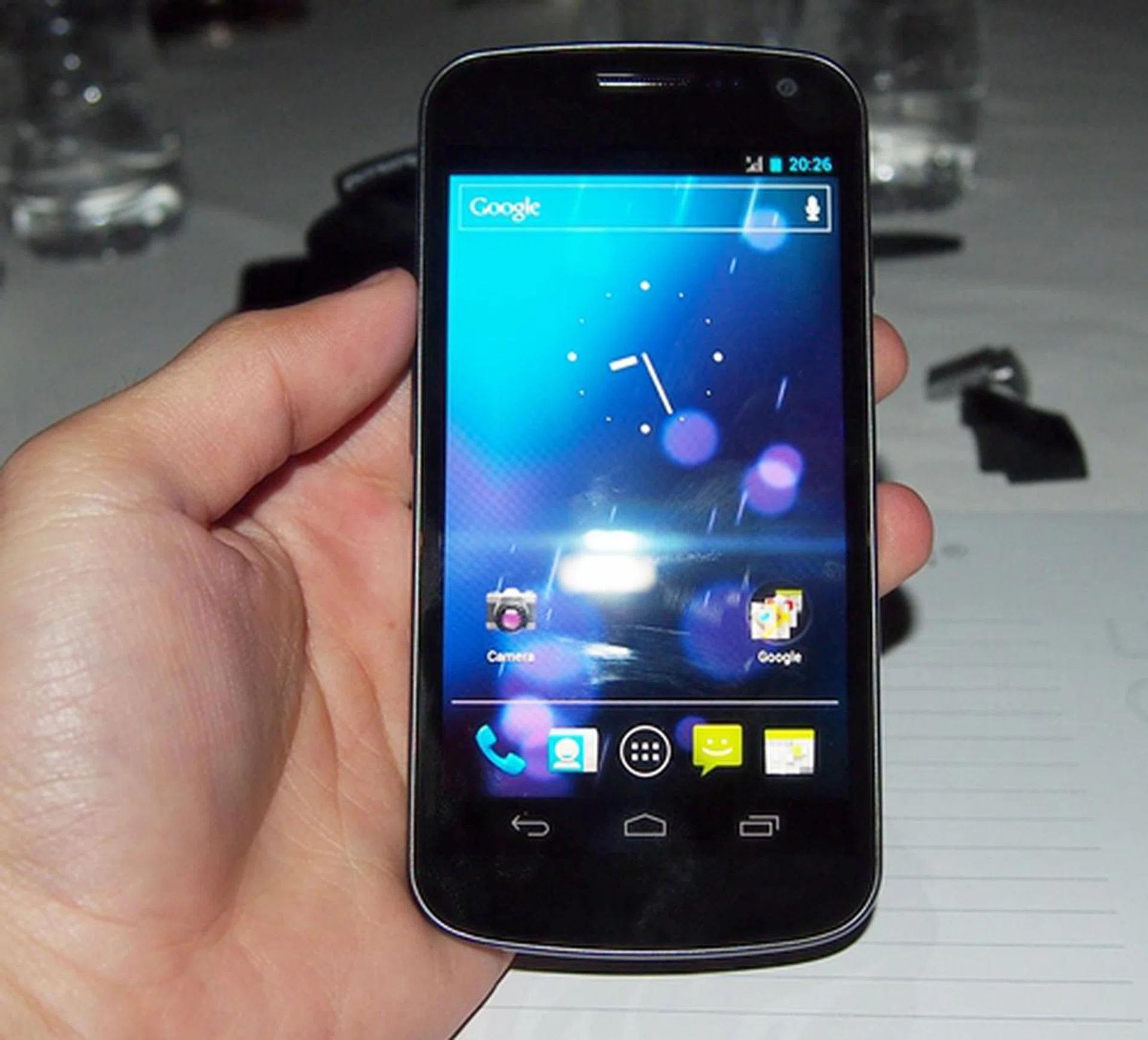Android 4.0 Ice Cream Sandwich sports a totally different look from previous Android versions. One of the more significant changes is the use of on-screen navigation buttons.