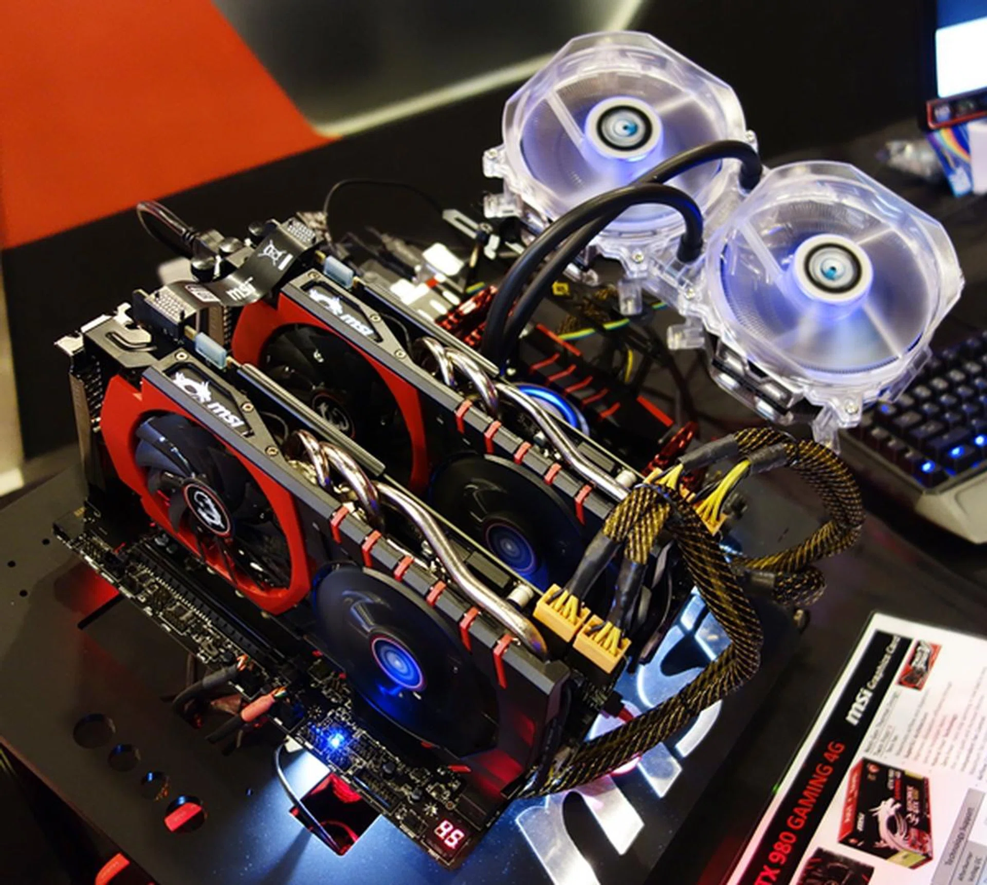 Notice that one of the 100mm Torx fan was still due to the card’s Independent Fan Control feature that allows each cooling fan to be controlled separately for better and more efficient cooling options.