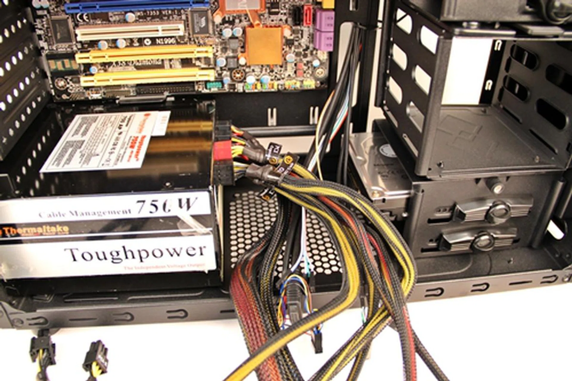 Besides the almost non-existent possibility of installing a 120mm cooling fan at the base. the wire tangle from the PSU is enough reason to deter anyone considering adding an additional fan at this spot.