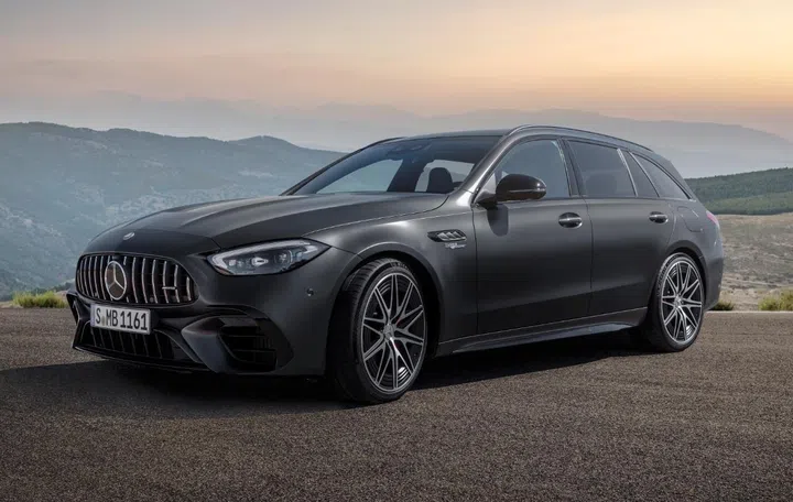 The new C63 will also be available as an estate. (Image source: Mercedes-AMG)