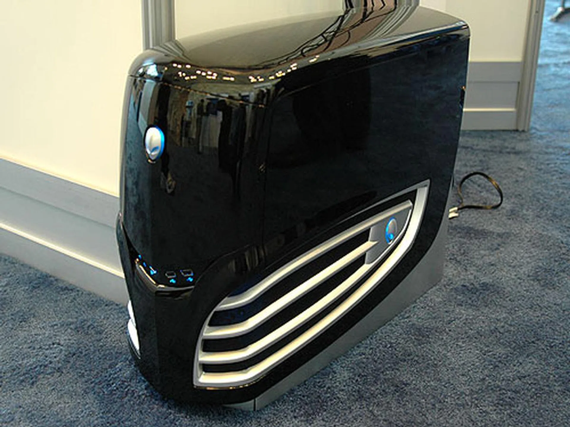 The Alienware Area-51 7500 system. It's equipped with an NVIDIA quad SLI GPU system and 4GB of DDR2 memory.