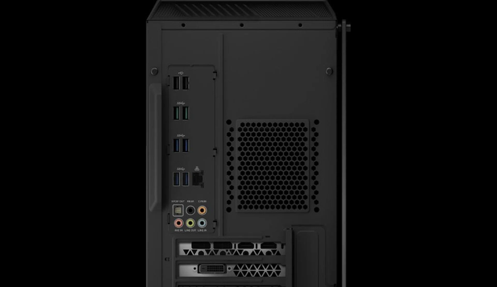 The ROG Strix GL12 has no shortage of USB ports. (Image souce: ASUS)