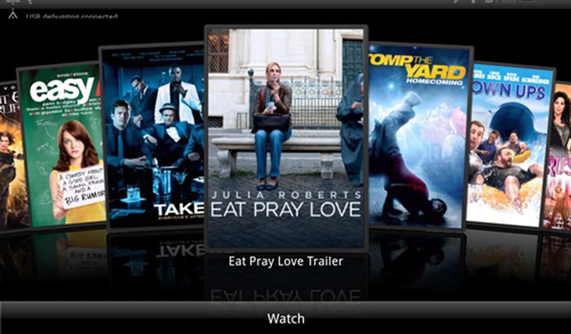 You can only watch movie trailers in the "lite" version of HTC Watch.