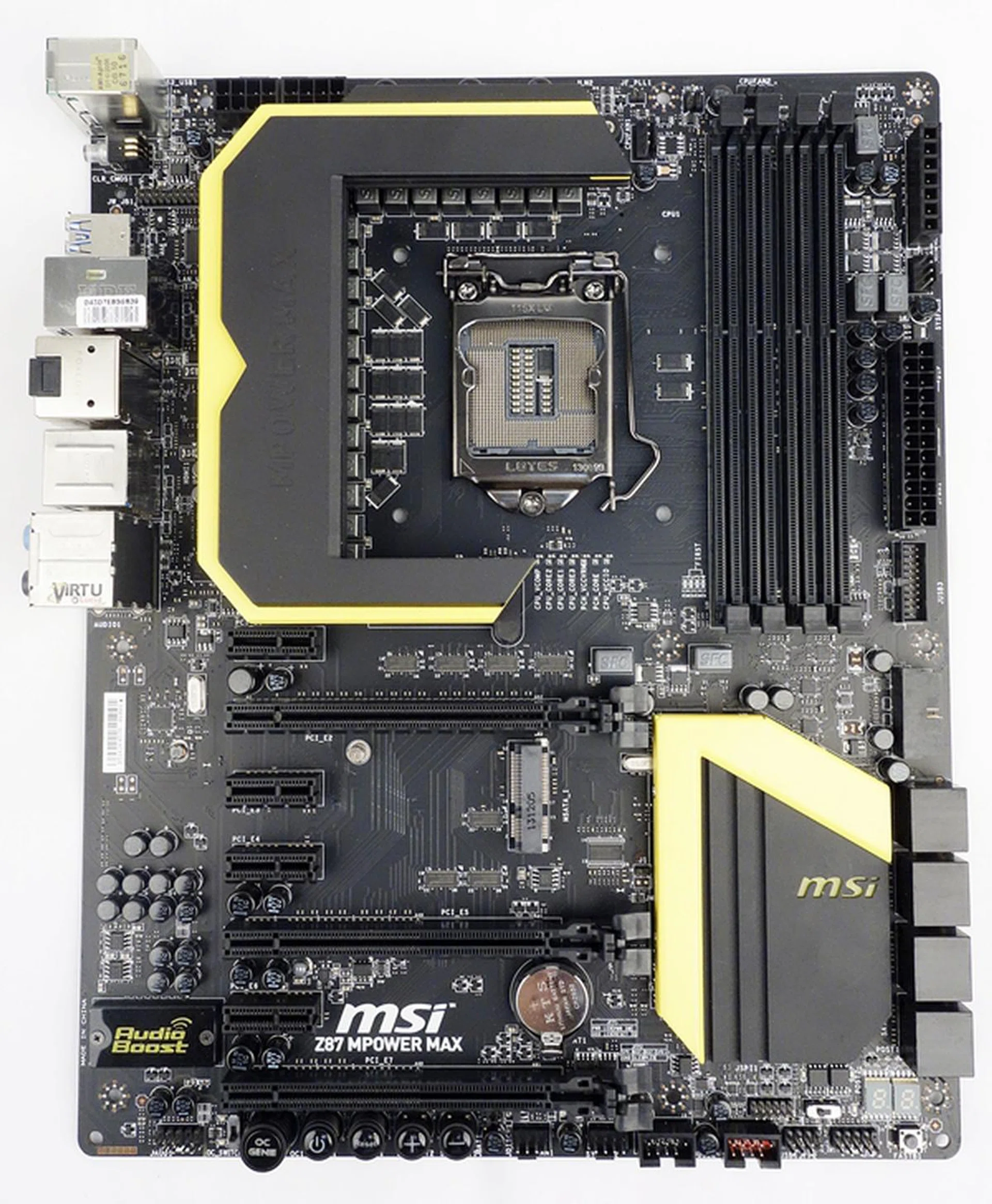 The MSI Z87 MPower Max has a 20-phase power design to ensure the stable power delivery to the CPU and memory of the board. It also features the updated Military Class IV components of its power delivery systems.