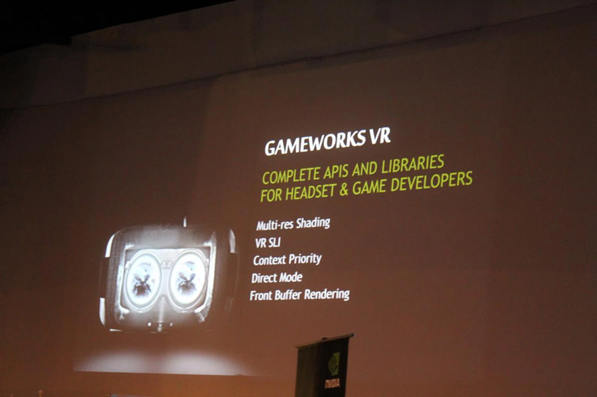 Gameworks VR is NVIDIA's new API to help developers squeeze out every drop of performance in an efficient manner.