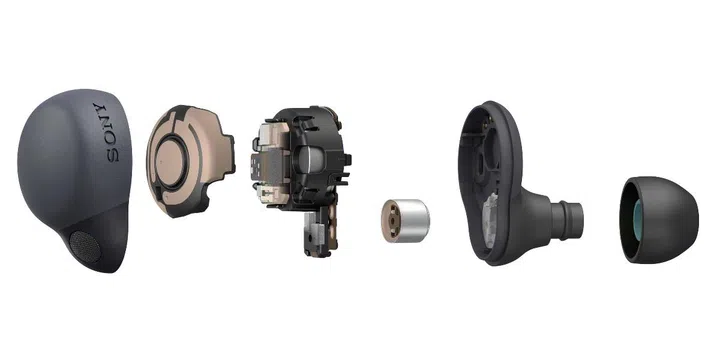 The LinkBuds S uses 5mm dynamic drivers. (Image source: Sony)