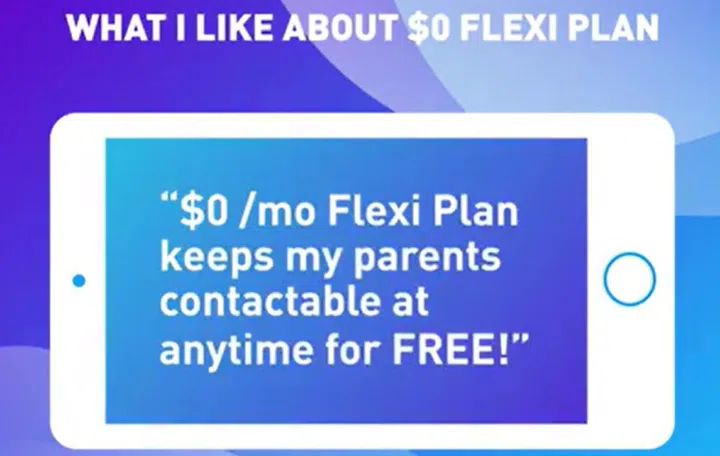 What a heartfelt quote as seen on a Circles.Life Facebook video promoting the S$0/month Flexi plan in 2018. Source: Circles.Life.