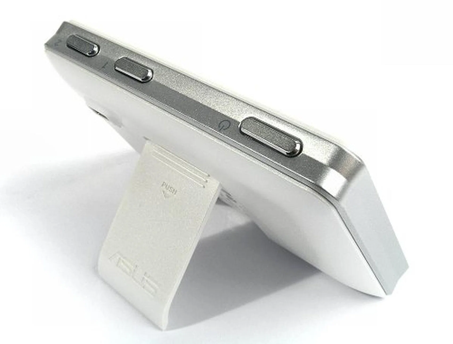 Pull out stand lets you prop up the ScreenDUO.