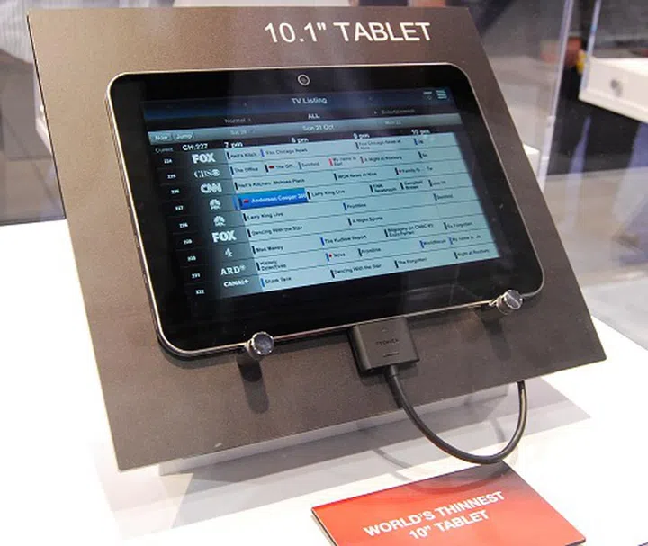 Toshiba claims to have made the world's thinnest 10-inch tablet, but we'll have to see if it still holds true when it does go retail in the future. No timelines were shared.
