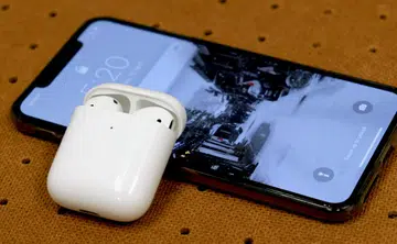 The Apple AirPods (2019).