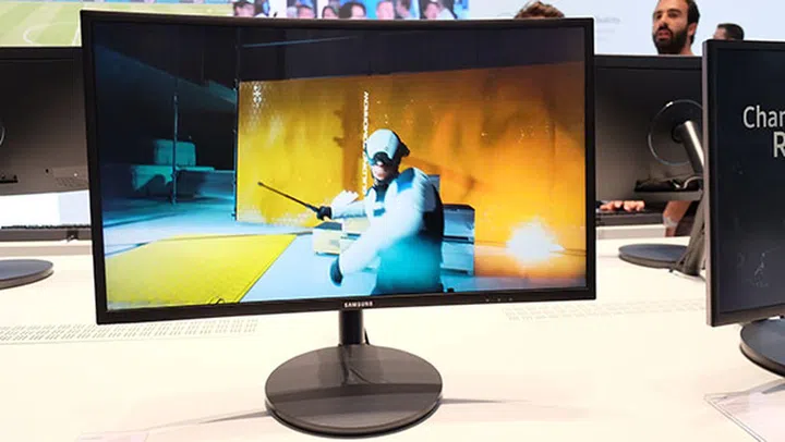 The 27-inch Samsung CFG70 gaming monitor.