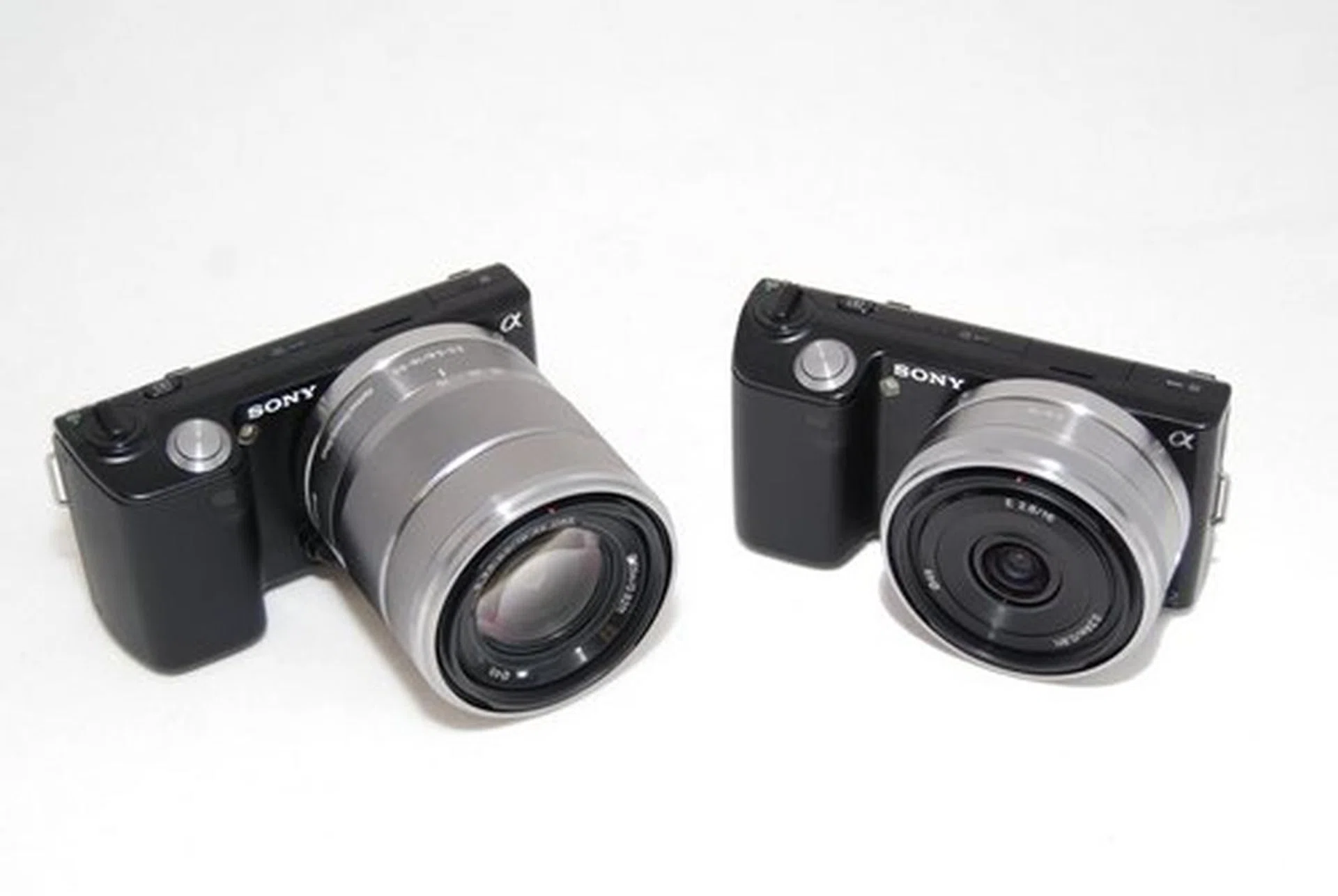 The Sony NEX-5 as seen here with two lens varieties has come a long way since we handled the prototypes at the CP+ event (as pictured above). We'll give you our verdict of it in the following pages.