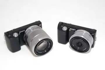 The Sony NEX-5 as seen here with two lens varieties has come a long way since we handled the prototypes at the CP+ event (as pictured above). We'll give you our verdict of it in the following pages.