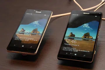 The Microsoft Lumia 950 and Lumia 950XL.