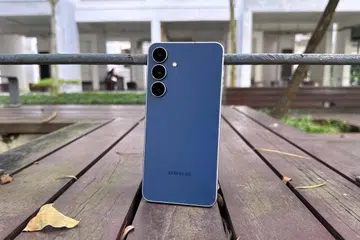 The back of the Samsung Galaxy S25 FE.