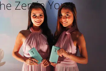 The ZenFone Selfie on display at the ASUS Zenfestival launch.