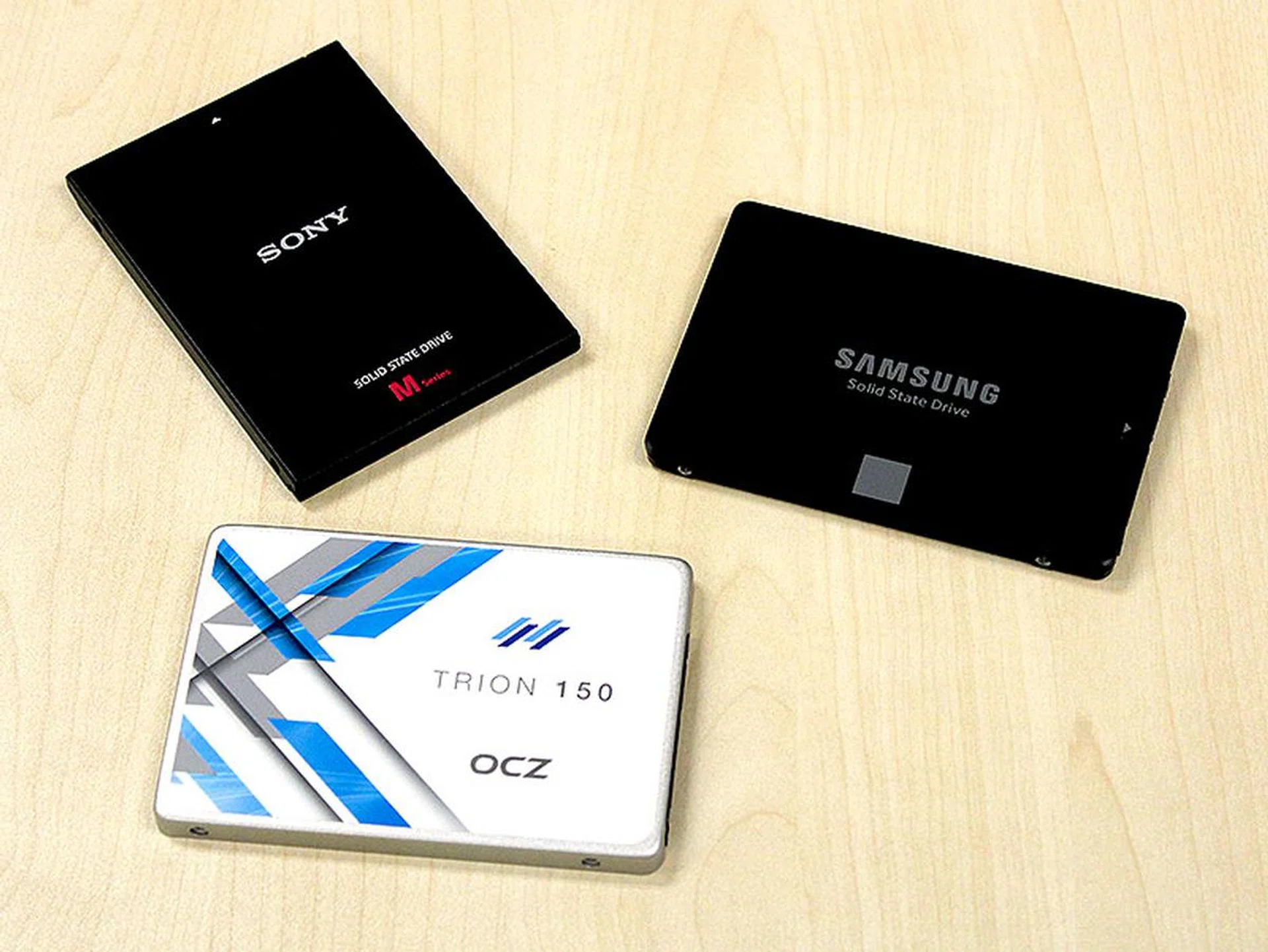 The Samsung SSD 750 Evo is our top performer; the OCZ Trion 150 is the most affordable; and the Sony SLW-M performs unexpectedly well.
