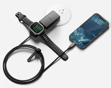 Nomad says its universal cable for Apple Watch is the first of its kind. Photo: Nomad