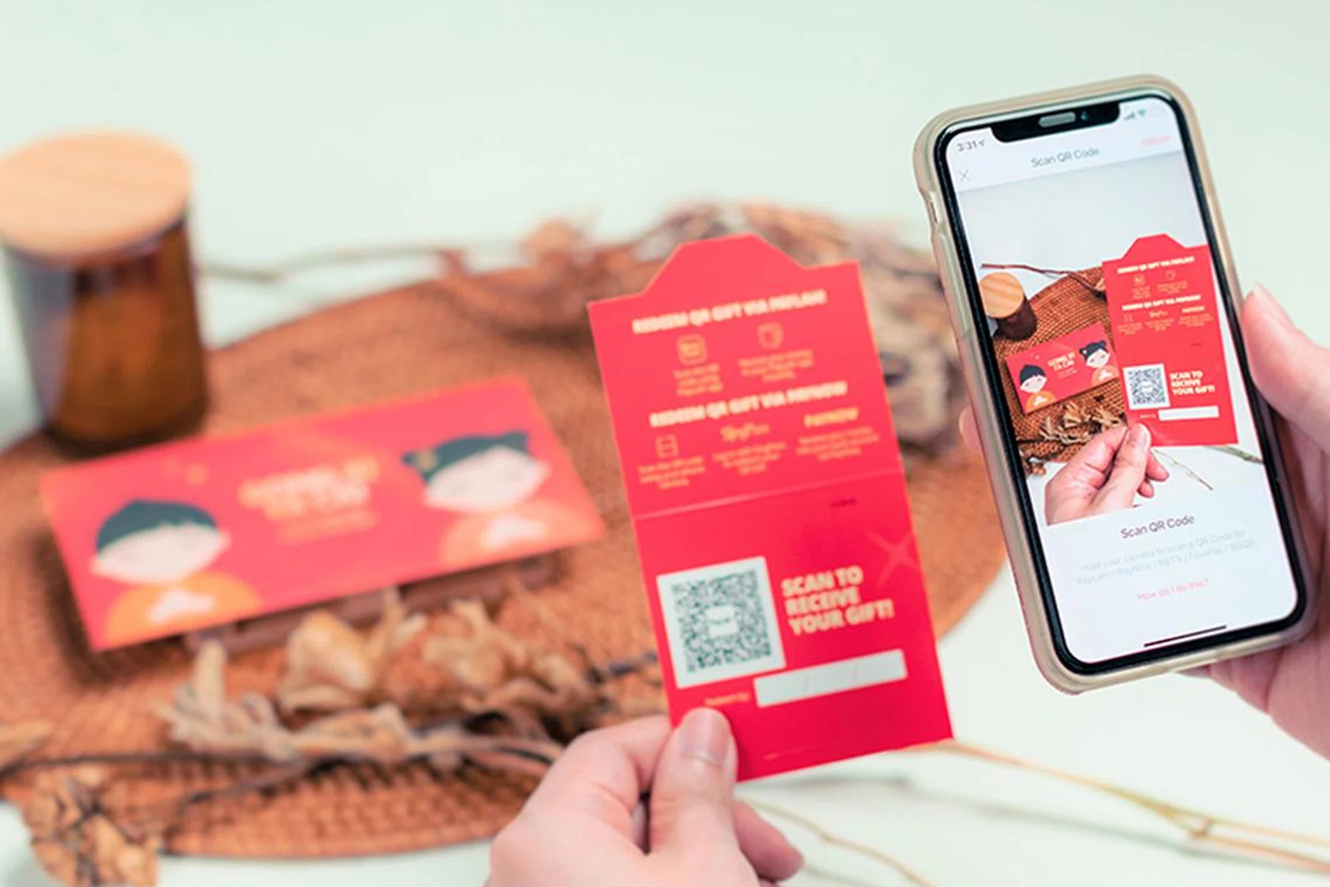 DBS QR Gift cards.