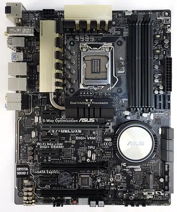 The ASUS Z97-Deluxe (NFC & WLC) is a full ATX board that is touted to be a Swiss army knife for system builders; with its rich feature set that will address requirements that range from cloud computing to system overclocking.