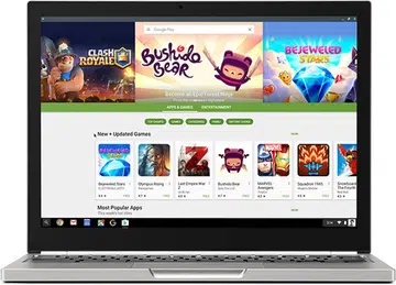 The Google Play Store will soon be available on Chrome OS. (Image Source: Chrome Blog)