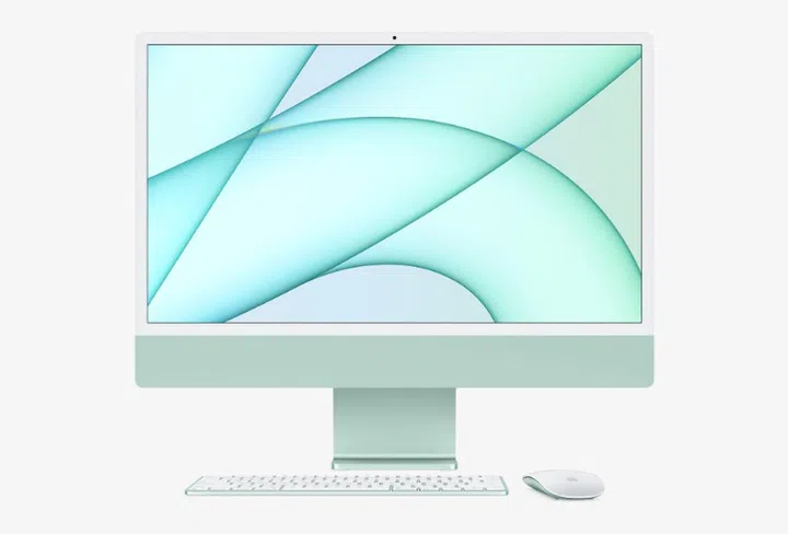 The new iMacs have an all-new design. (Image source: Apple)