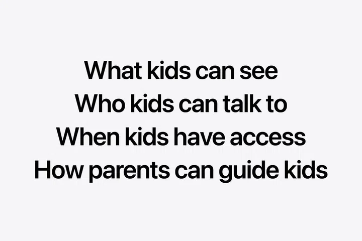 What parents want to control