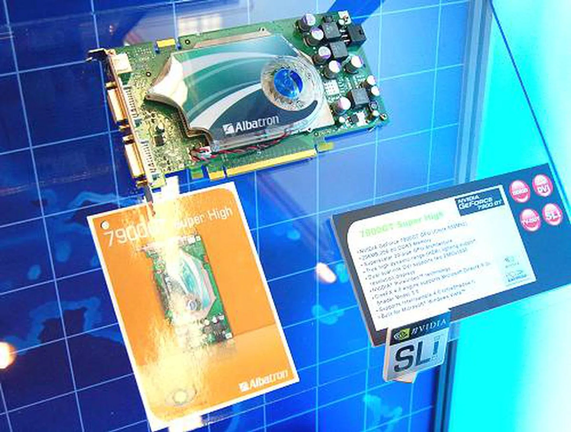 The 7900 GT Super High as its name implies is a pre-overclocked board for the enthusiast market. Albatron has the GeForce 7900 GT clocked at 550MHz. This is the 256MB version and it kind of looks similar to another vendor's overclocked version, doesn't it?