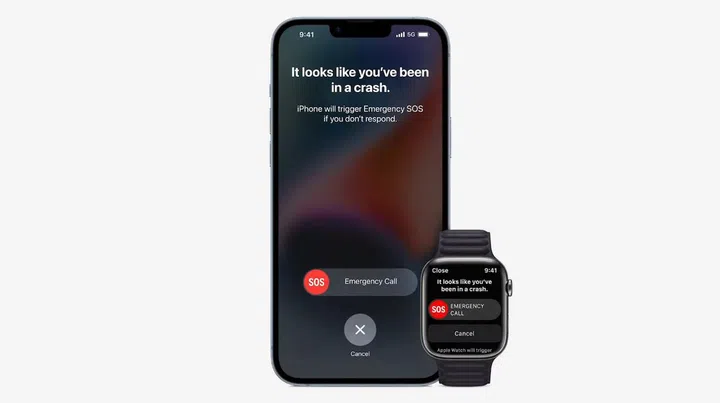 Crash Detection on iPhone 14 series.