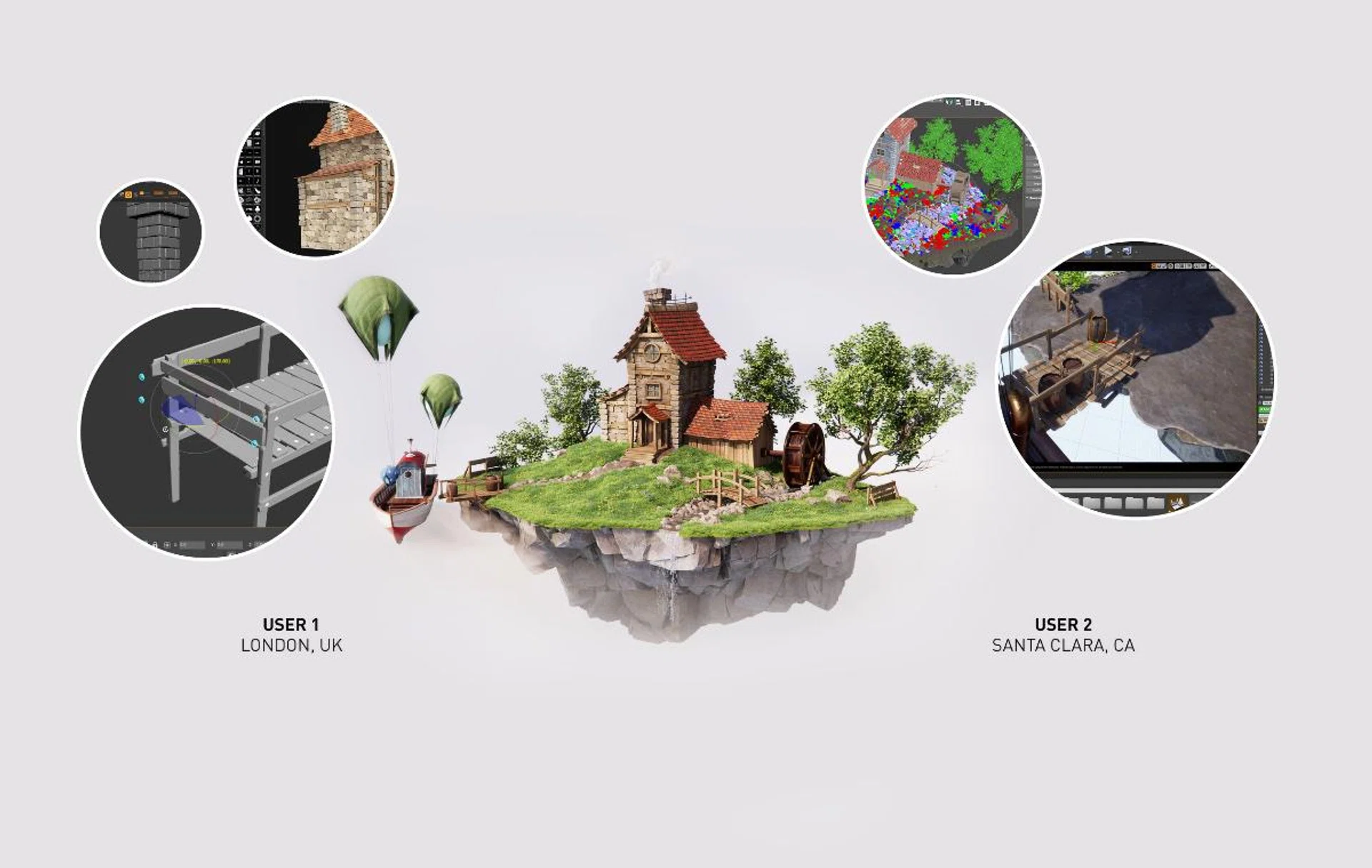 Collaboration is one of Omniverse's draws. Image source: NVIDIA. 