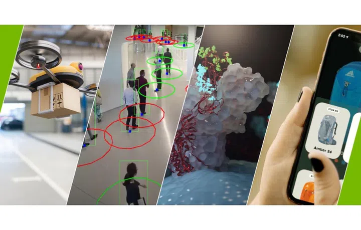 Some of the AI use cases. Image courtesy of NVIDIA. 