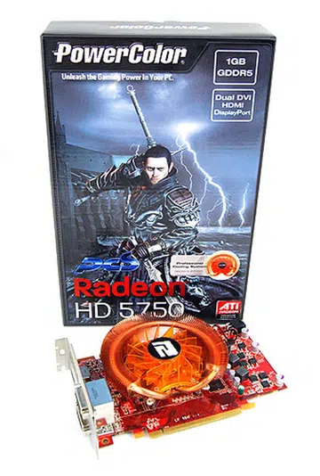 Our Radeon HD 5750 comes courtesy of PowerColor. This is the PowerColor PCS HD 5750 Premium Edition, which comes with a custom cooler from cooling specialists ZEROtherm and also a redeemable copy of Dirt 2.