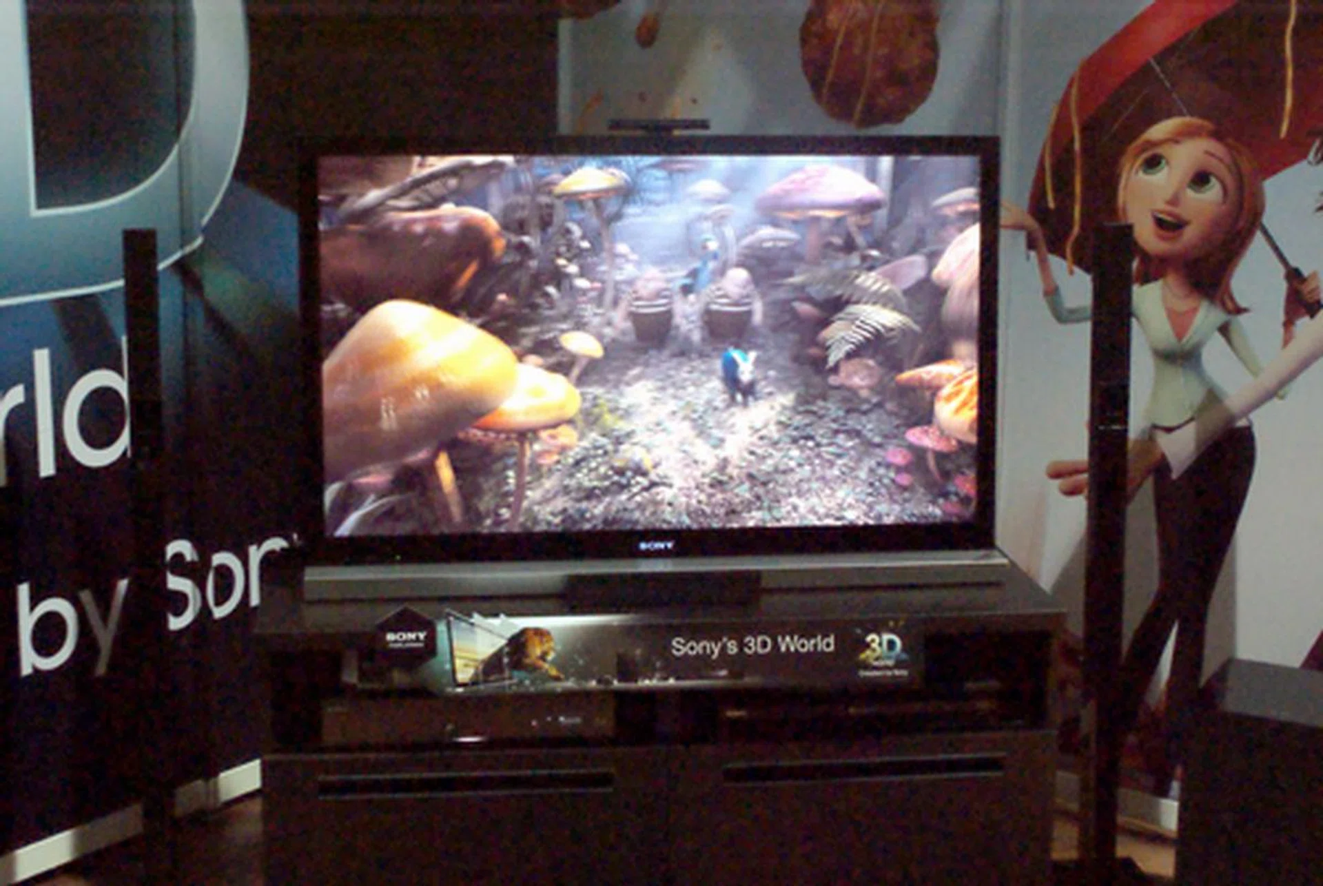 The BRAVIA NX710 is showcased along with the BDV-IZ1000W 3D Home Entertainment system. A 3D-ready set, like the NX710, requires external devices like an IR emitter, as opposed to a fully integrated 3D TV which comes with a built-in emitter.