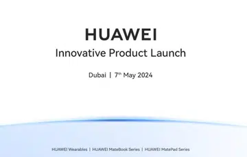 Huawei will showcase the future of its wearables, MateBook and MatePad devices on 7 May. (Image source: @HuaweiMobile)