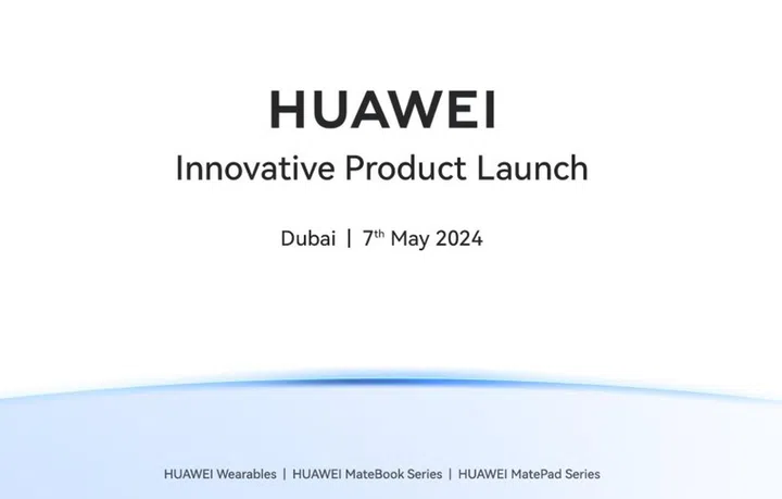 Huawei will showcase the future of its wearables, MateBook and MatePad devices on 7 May. (Image source: @HuaweiMobile)