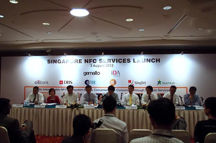 Citibank, DBS, EZ-Link, M1, SingTel, and StarHub, will launch the nation-wide NFC services through a secure, unified, and comprehensive third-party infrastructure managed by Gemalto.