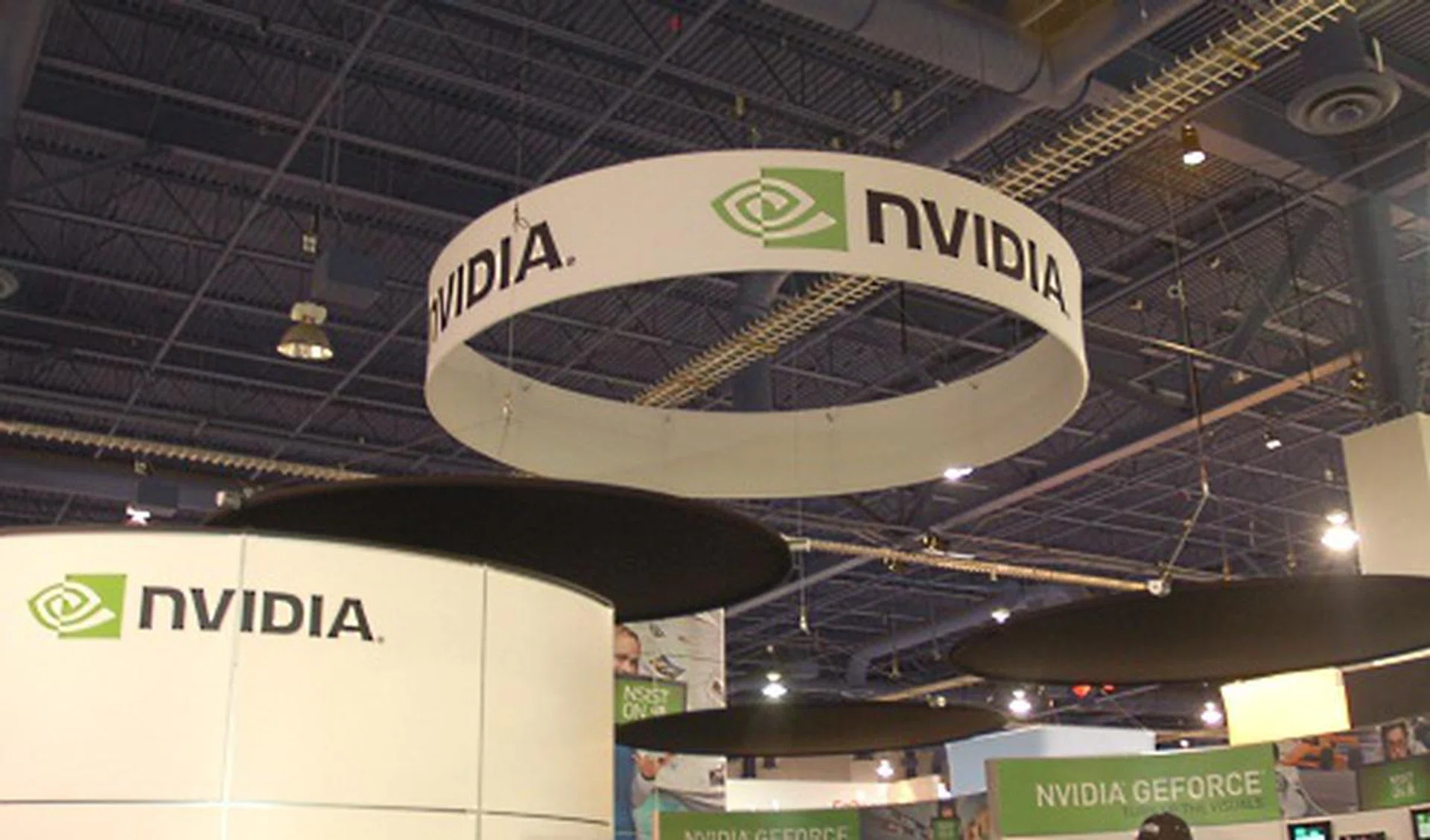 NVIDIA's booth was crowded as usual, no thanks to its many 3D Vision demos. Graphics and GPU computing enthusiasts will be disappointed that the next-gen Fermi GPU is not available yet. 