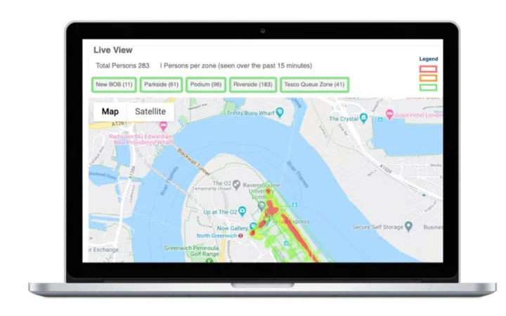 The dashboard can provide information at a glance. Image courtesy of GlobalReach