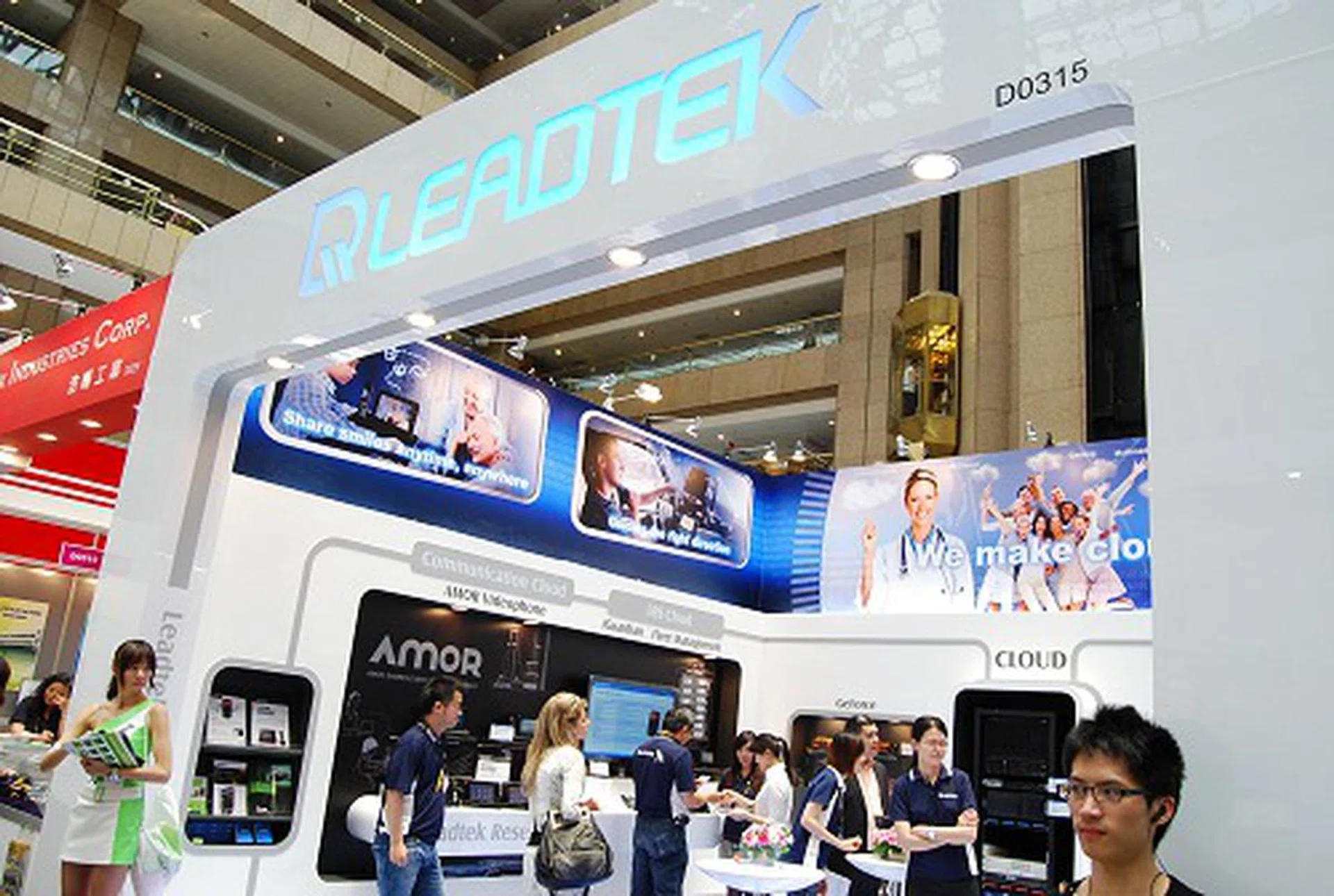 Leadtek has traditionally been in the graphics card business, but they've long since diversified into other business equipment to value-add their clients.