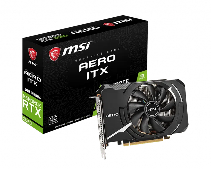 MSI GeForce RTX 2060 Aero ITX 6G OC (Image source: MSI)