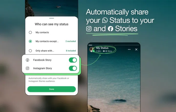 The option to add WhatsApp to Accounts Center is optional and off by default. Photo: Meta