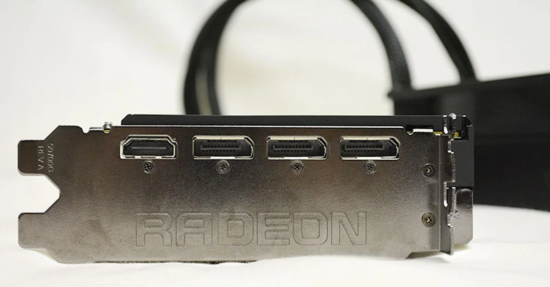 The Fury X notably lacks any DVI ports. Instead, it has just three DisplayPort connectors and one HDMI port.