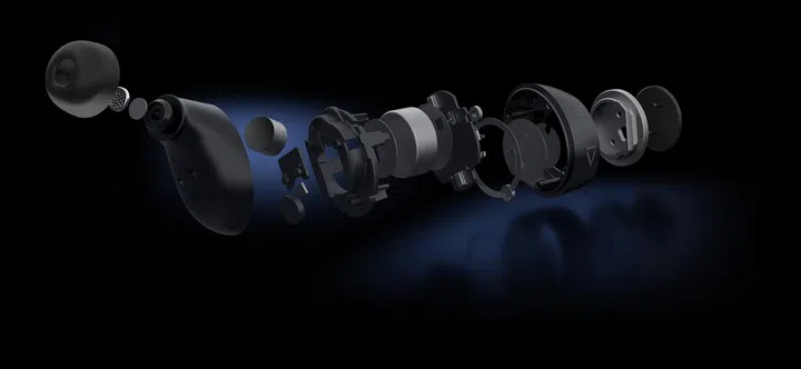 Artist concept art of Sensemore Air's bud internals.